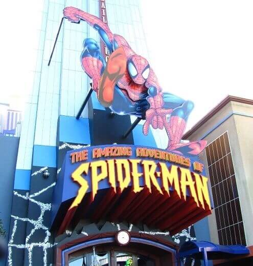 Spiderman Ride at Universal Studios