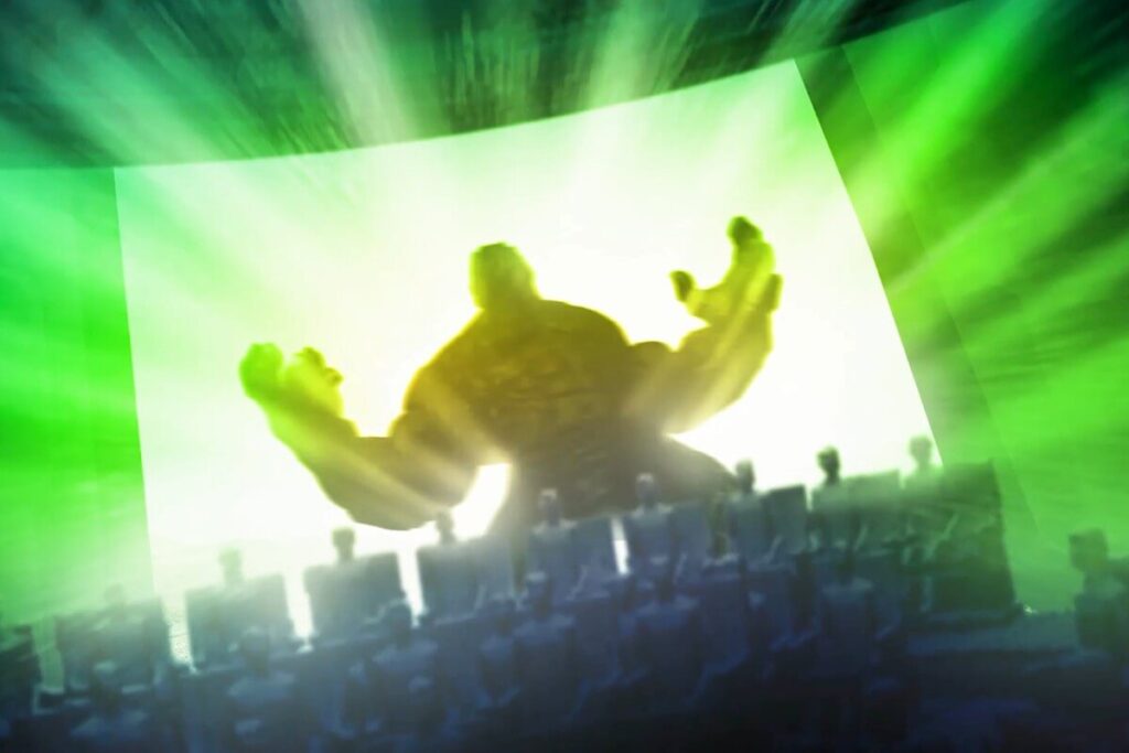 Hulk theme park attraction