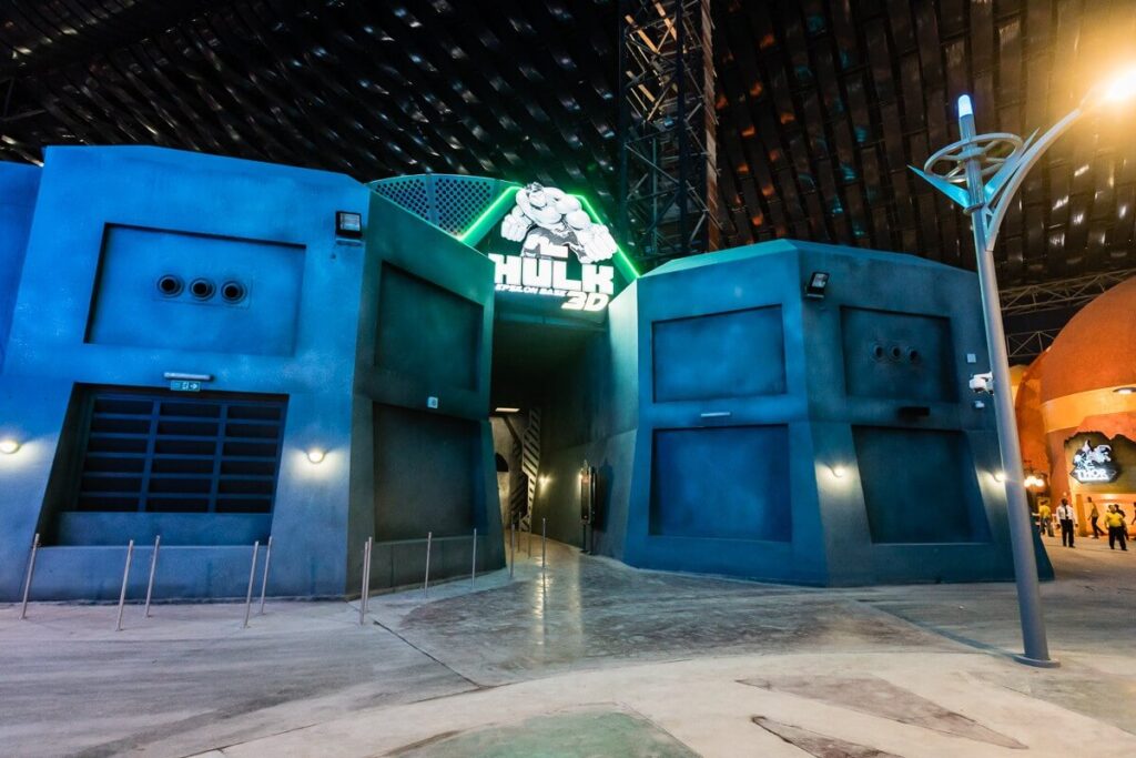 Hulk Epsilon Base 3D at IMG Worlds of Adventure