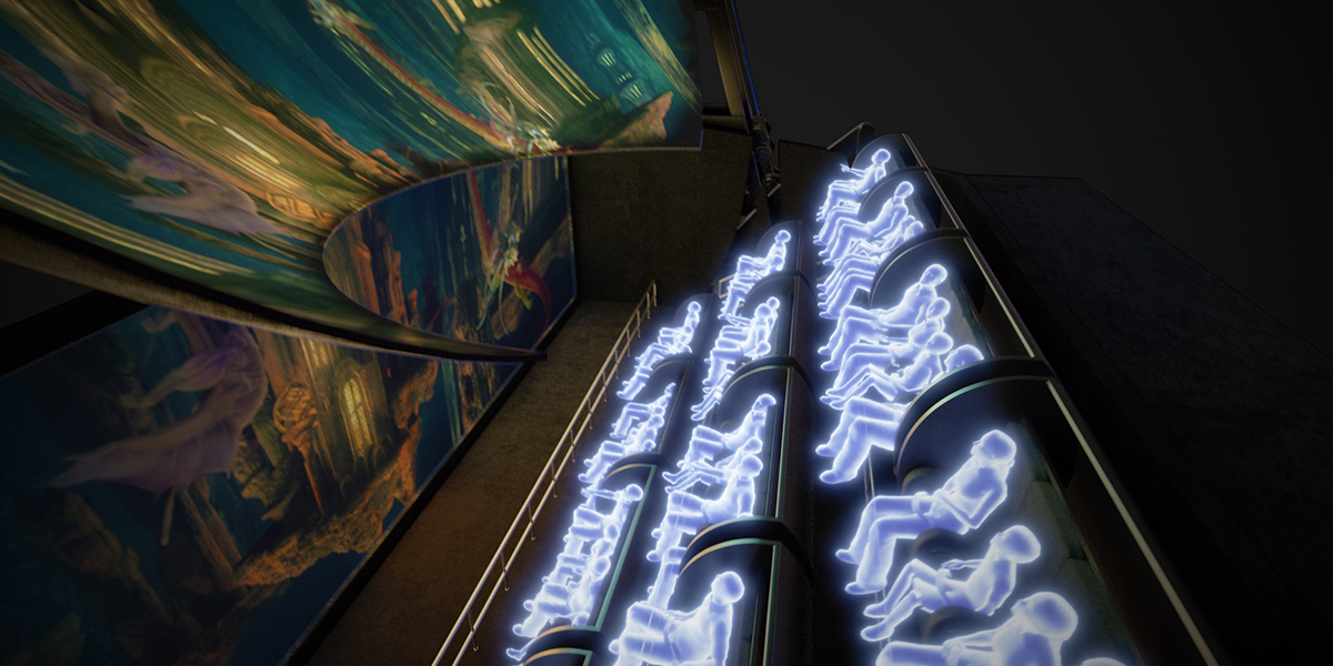 Falcon's Suspended Theater Attraction
